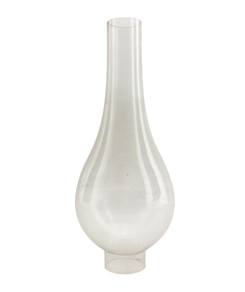 Bulge Oil Lamp Chimney (4143mm Base) Replace Your Broken Glass